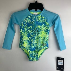 Under Armor‎ baby one piece rash guard zip-up suit.  NWT size 24 months